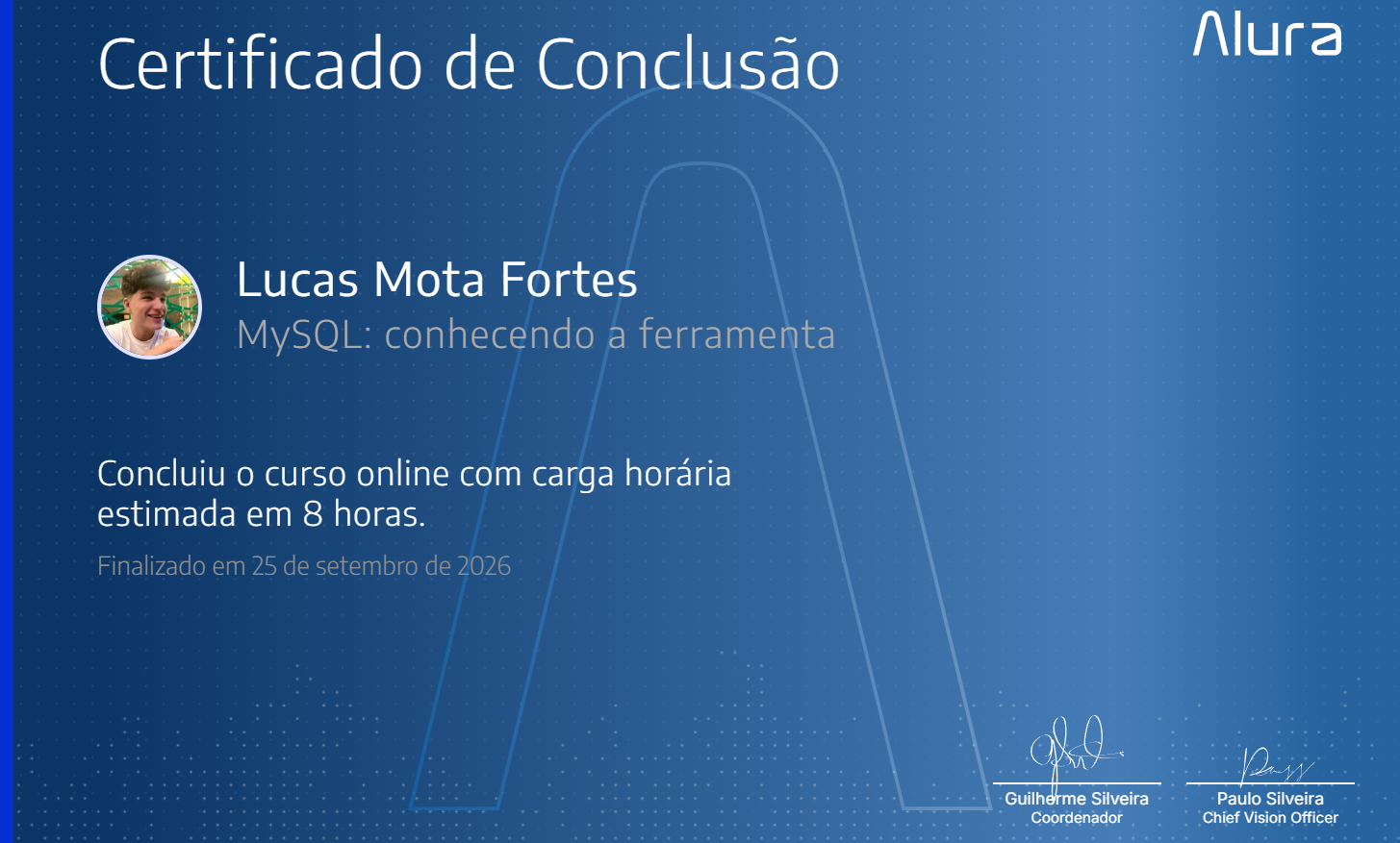 Certificado Alura - MySQL: conhecendo a ferramenta